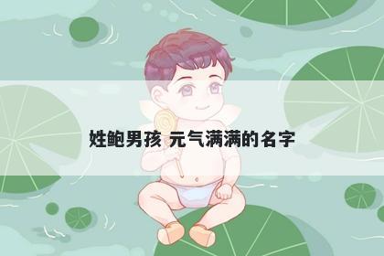 姓鲍男孩 元气满满的名字