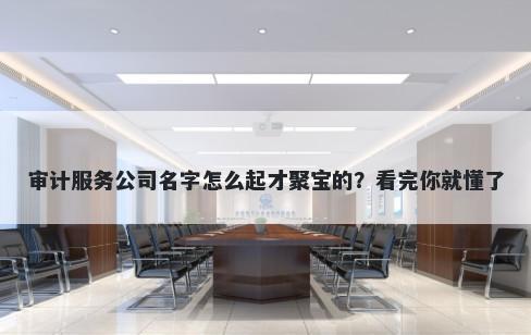 审计服务公司名字怎么起才聚宝...