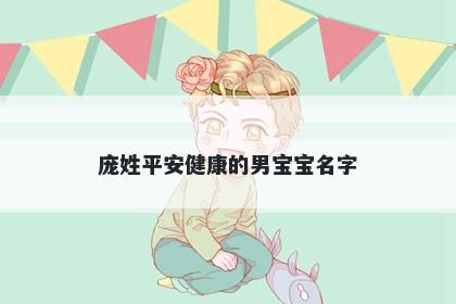庞姓平安健康的男宝宝名字