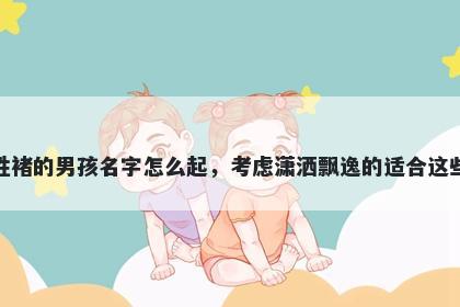 姓褚的男孩名字怎么起，考虑潇...