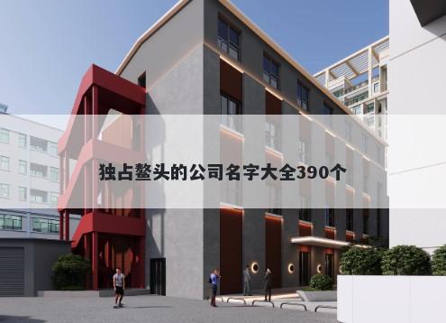 独占鳌头的公司名字大全390个