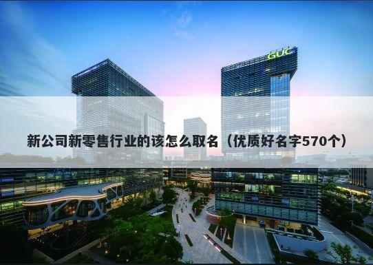 新公司新零售行业的该怎么取名（优质好名字570个）