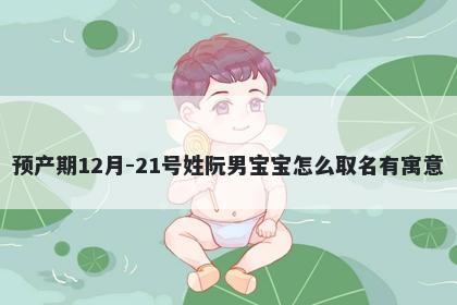 预产期12月-21号姓阮男宝宝怎么取名有寓意