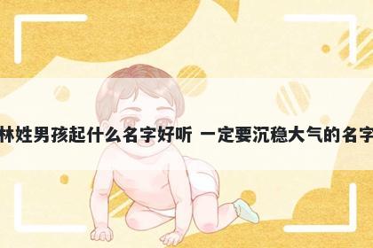 林姓男孩起什么名字好听 一定要沉稳大气的名字