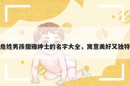 危姓男孩儒雅绅士的名字大全，寓意美好又独特