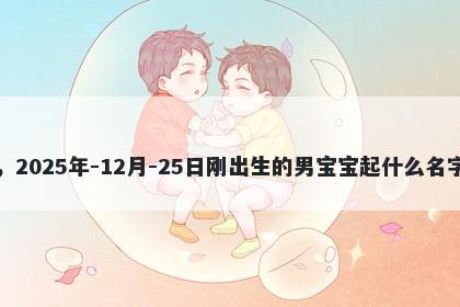 我姓裘，2025年-12月-25日刚出生的男宝宝起什么名字比较好