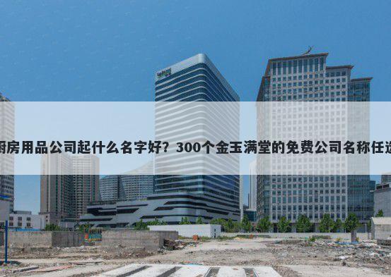 厨房用品公司起什么名字好？300个金玉满堂的免费公司名称任选