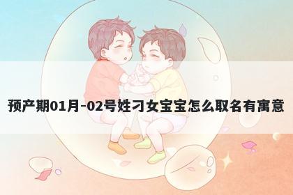 预产期01月-02号姓刁女宝宝怎么取名有寓意