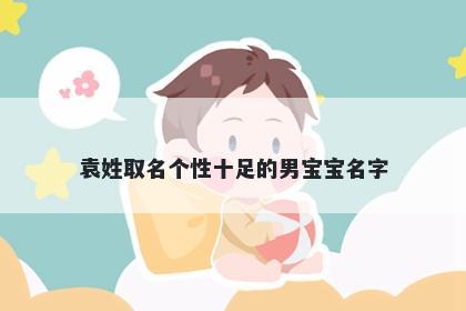 袁姓取名个性十足的男宝宝名字