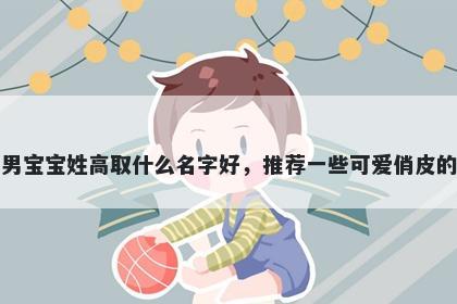 刚出生的男宝宝姓高取什么名字好，推荐一些可爱俏皮的男孩名字