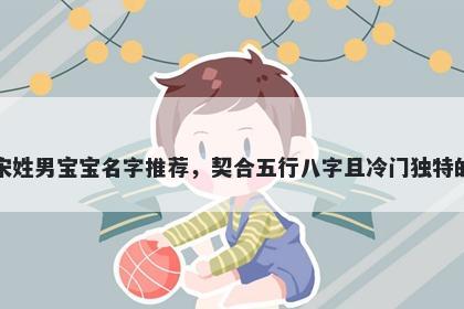 宋姓男宝宝名字推荐，契合五行...