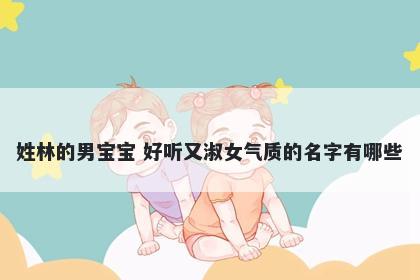 姓林的男宝宝 好听又淑女气质的名字有哪些