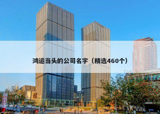 鸿运当头的公司名字（精选460个）
