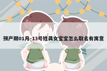 预产期01月-13号姓龚女宝宝怎么取名有寓意