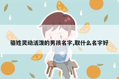 骆姓灵动活泼的男孩名字,取什么...