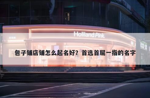 包子铺店铺怎么起名好？首选首屈一指的名字