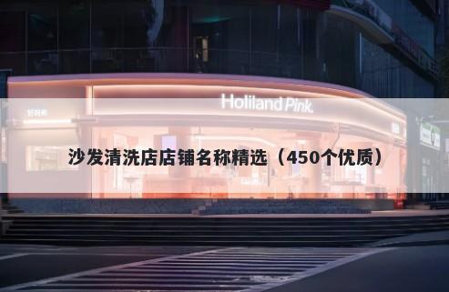 沙发清洗店店铺名称精选（450个优质）