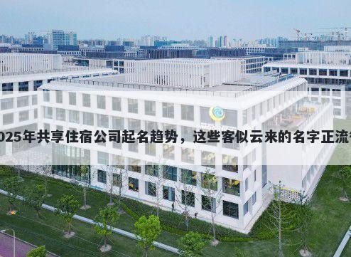 2025年共享住宿公司起名趋势，这些客似云来的名字正流行