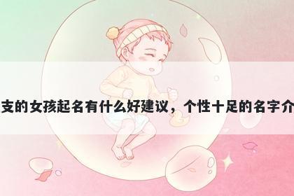 姓支的女孩起名有什么好建议，...