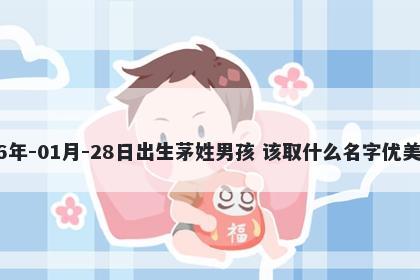 2026年-01月-28日出生茅姓男孩...
