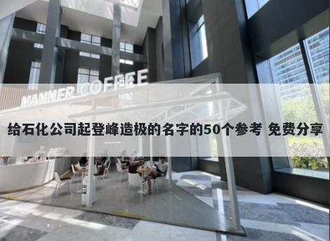 给石化公司起登峰造极的名字的50个参考 免费分享