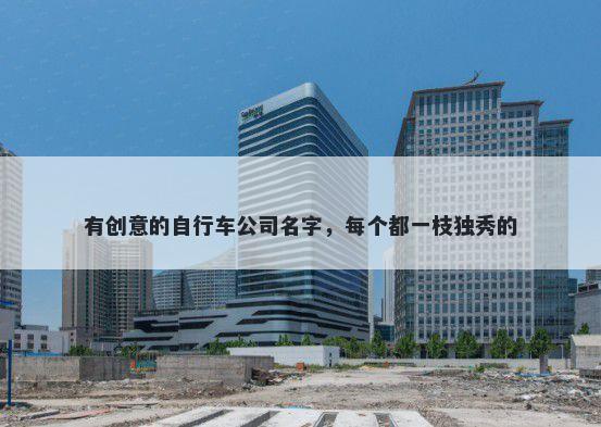 有创意的自行车公司名字，每个都一枝独秀的