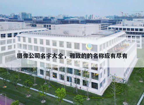 摄像公司名字大全，雅致的的名称应有尽有