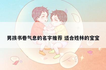 男孩书卷气息的名字推荐 适合姓...