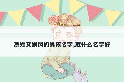 禹姓文娱风的男孩名字,取什么名...