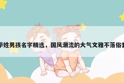 毕姓男孩名字精选，国风潮流的...