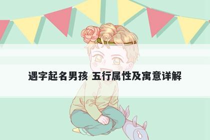 遇字起名男孩 五行属性及寓意详...