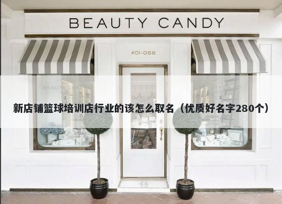 新店铺篮球培训店行业的该怎么取名（优质好名字280个）