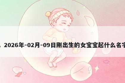 我姓禹，2026年-02月-09日刚出...