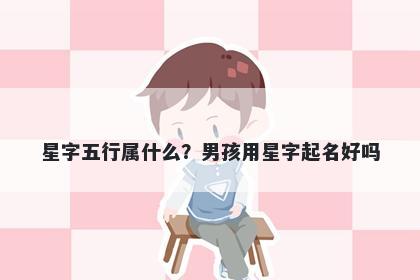 星字五行属什么？男孩用星字起...