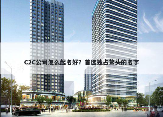 C2C公司怎么起名好？首选独占鳌...