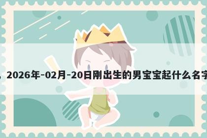 我姓谈，2026年-02月-20日刚出...