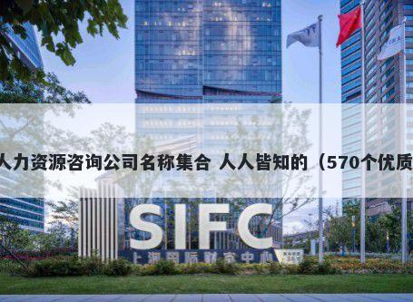 人力资源咨询公司名称集合 人人皆知的（570个优质）
