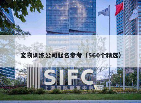 宠物训练公司起名参考（560个精...