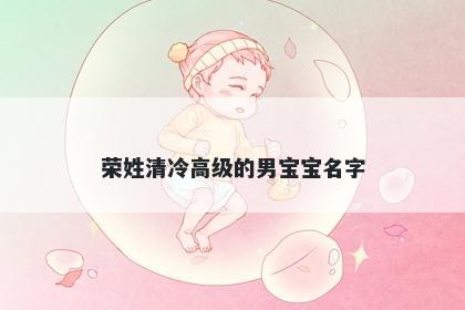 荣姓清冷高级的男宝宝名字