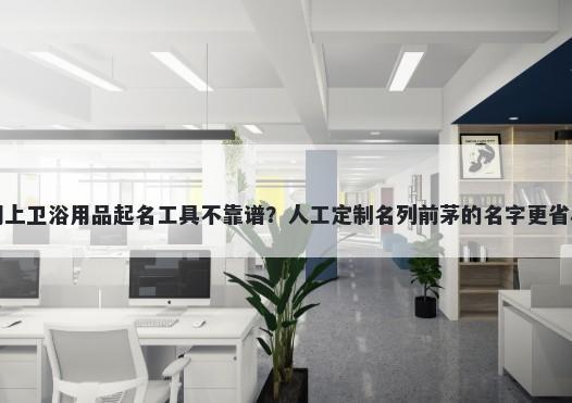 网上卫浴用品起名工具不靠谱？人工定制名列前茅的名字更省心