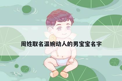周姓取名温婉动人的男宝宝名字