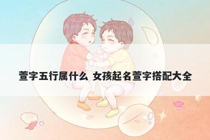 萱字五行属什么 女孩起名萱字搭...