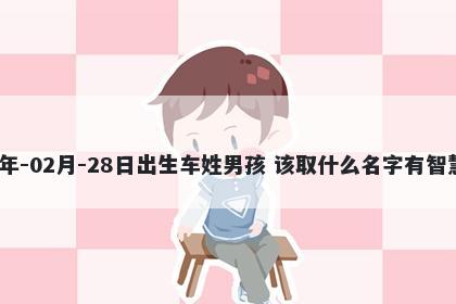 2026年-02月-28日出生车姓男孩...
