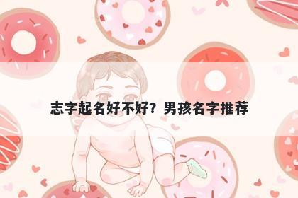 志字起名好不好？男孩名字推荐