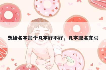 想给名字加个凡字好不好，凡字...