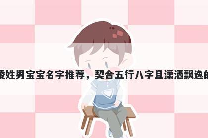 凌姓男宝宝名字推荐，契合五行八字且潇洒飘逸的