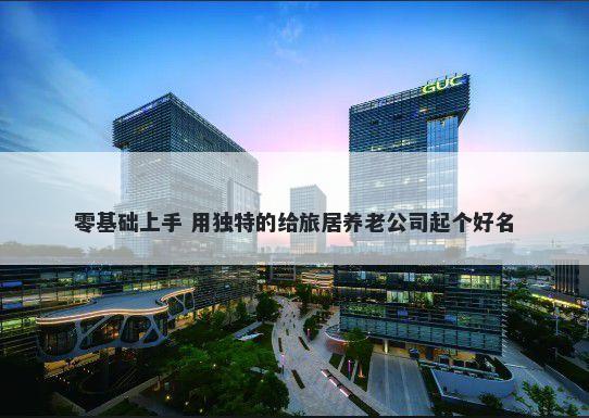 零基础上手 用独特的给旅居养老公司起个好名