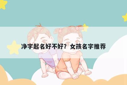 净字起名好不好？女孩名字推荐