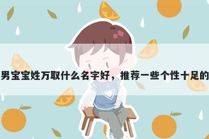 刚出生的男宝宝姓万取什么名字好，推荐一些个性十足的男孩名字